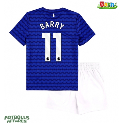 Everton Thierno Barry #11 Hemmaställ Barn 2025-26 Kortärmad (+ Korta byxor)